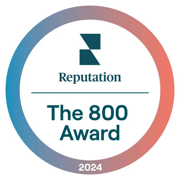 The 800 Club Reputation Award 2024